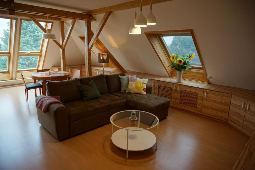 Apartment Mit Ausblick Im Dresdner Suedwesten Dresda Esterno foto