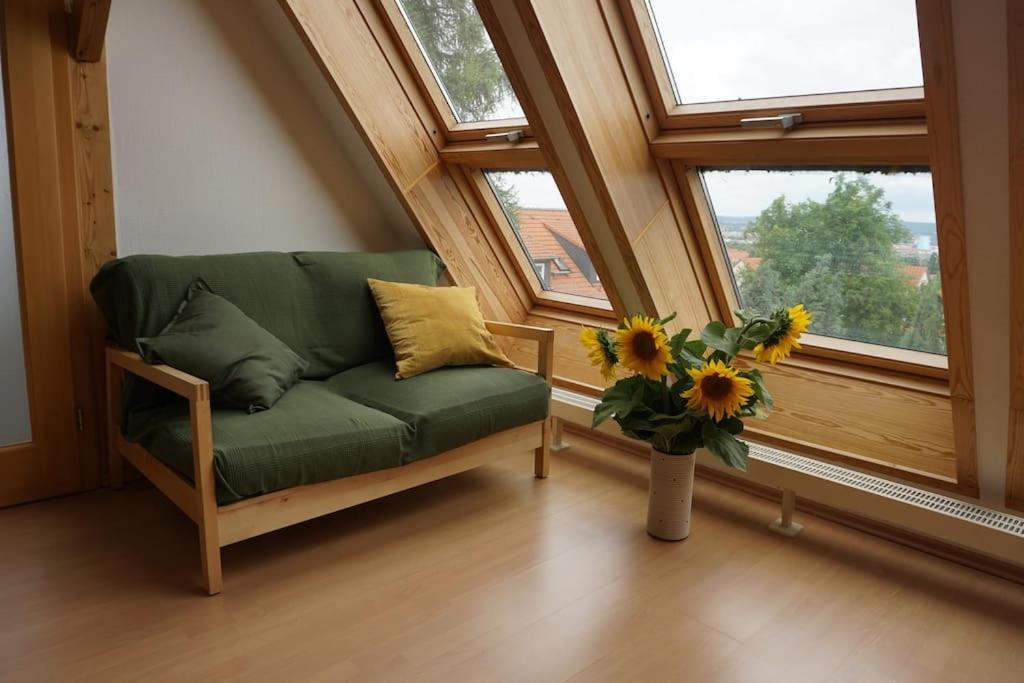 Apartment Mit Ausblick Im Dresdner Suedwesten Dresda Esterno foto